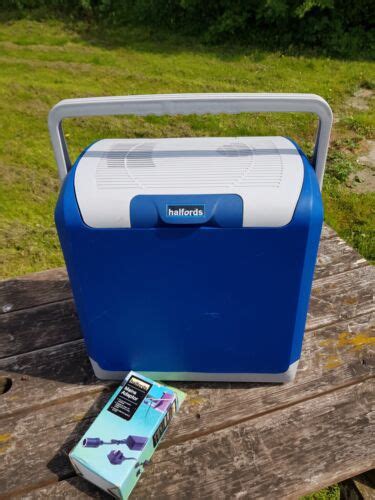 halfords 24l electric cool box|halfords 24 litre cooling box.